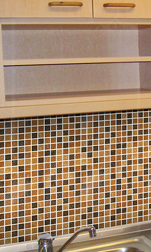 Керамическая мозаика на кухне
